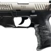 Walther P22 QD Nickel 22LR Rimfire Pistol with Laser