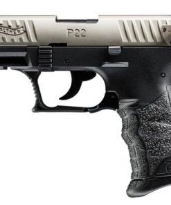 Walther P22 QD 22 LR Rimfire Pistol with Nickel Slide and Decocker